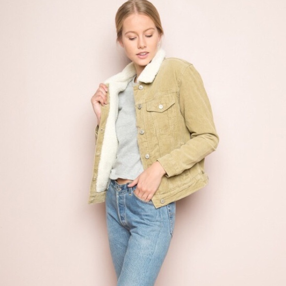 Brandy Melville John Galt Corduroy Jacket